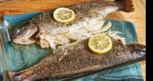 Baked Fresh Rainbow Trout