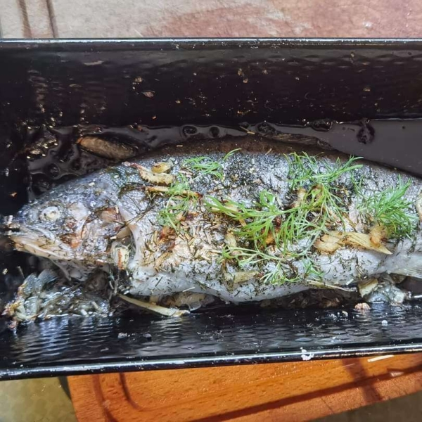Baked Fresh Rainbow Trout