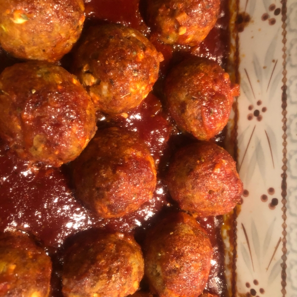 Sweet and Sour Faux Meat Balls