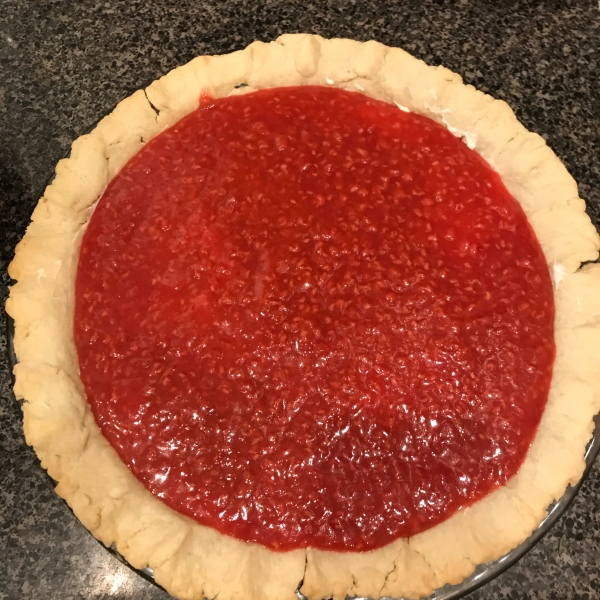 Raspberry Cream Pie