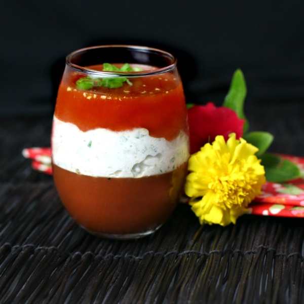 Layered Lemon-Tomato Aspic