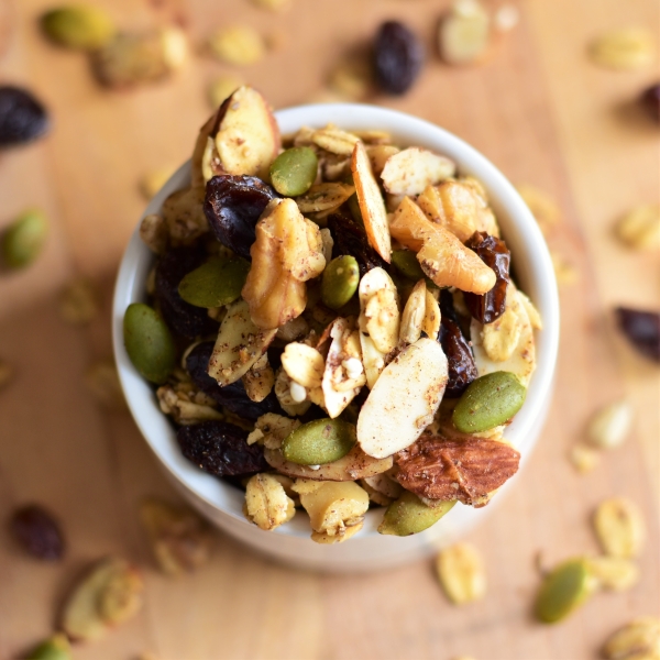 Maple-Pecan-Olive Oil Granola