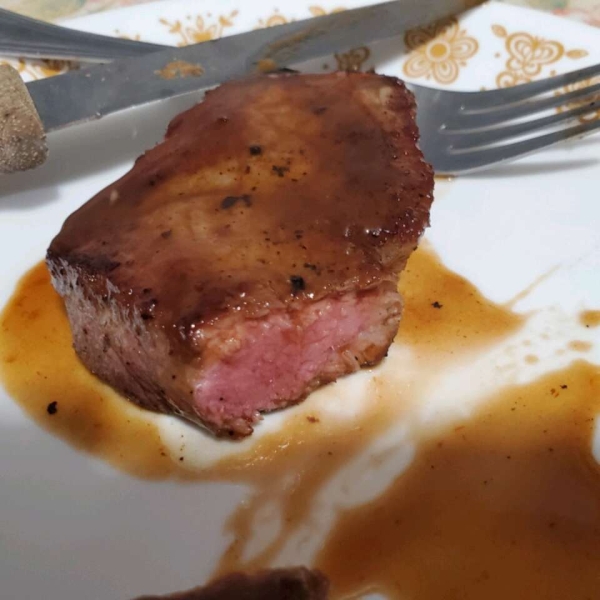 Minute Steaks with Barbecue Butter Sauce