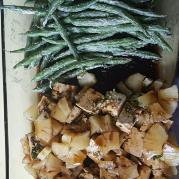 Teriyaki Tofu with Pineapple