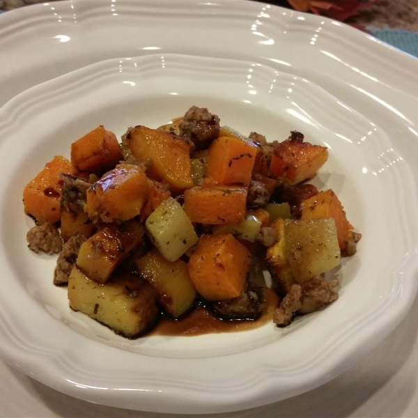 Succulent Sausage Squash Salad