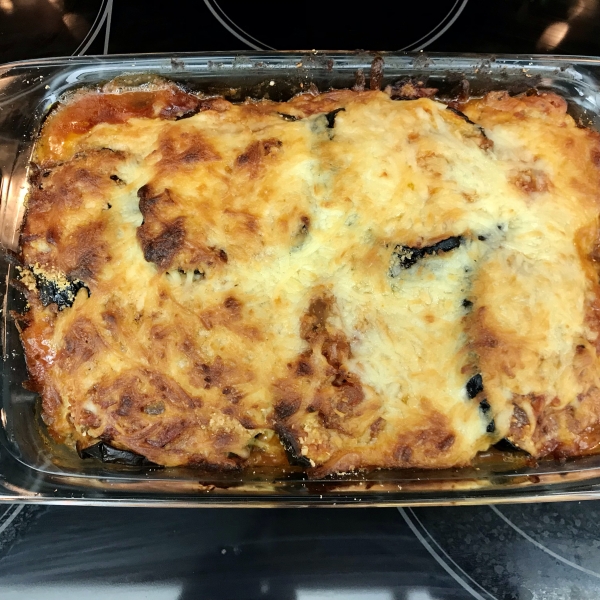 Cheesy Eggplant Parmesan Casserole