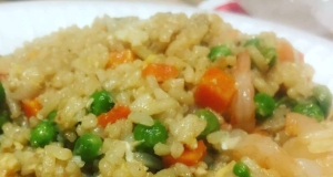Japanese Shrimp Fried Rice with Yum Yum Sauce