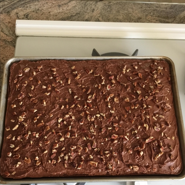 G.G.'s Chocolate Sheet Cake