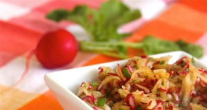 Ultra-Simple and Delicious Red Radish Salad