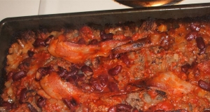 Hamburger, Potato, and Kidney Bean Casserole