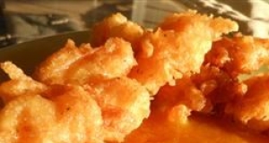 Cajun Shrimp with Tangy Peach Sauce