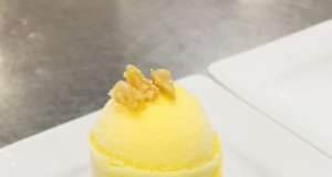 Orange, Mango, and Ginger Sorbet