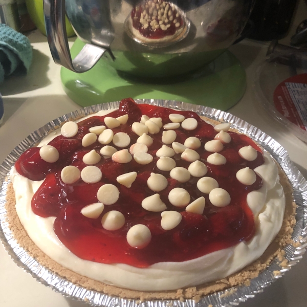 No-Bake White Chocolate Cheesecake