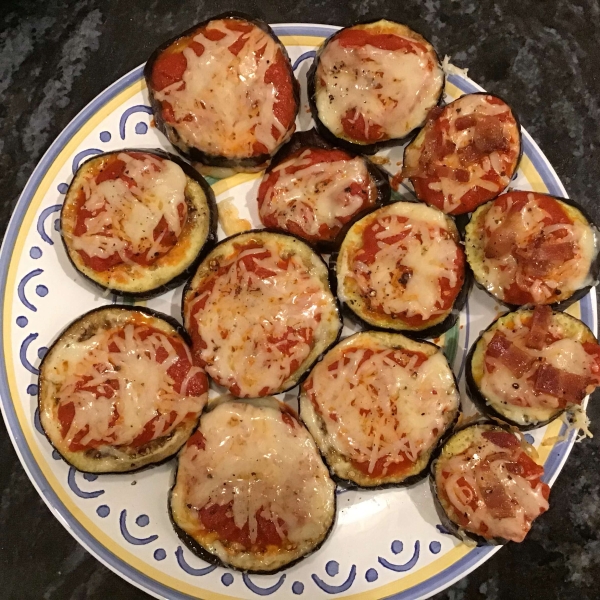 Flourless Eggplant Pizza