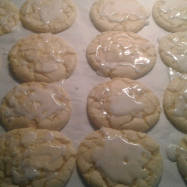 Easy Lemon Cake Cookies with Icing