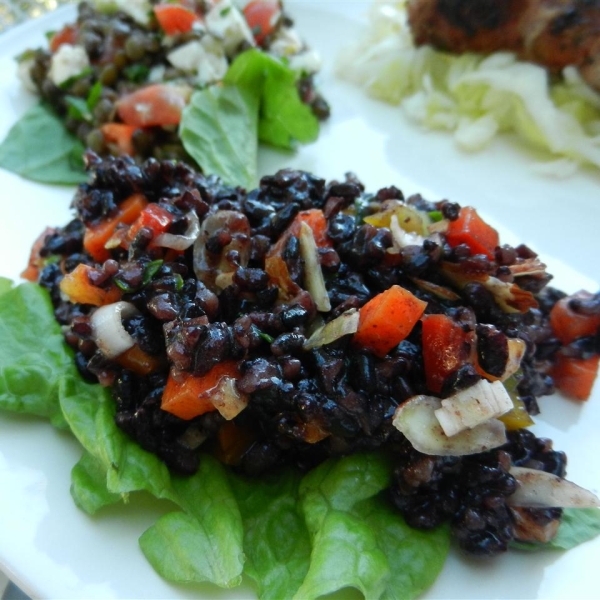 TK's Forbidden Black Rice Salad