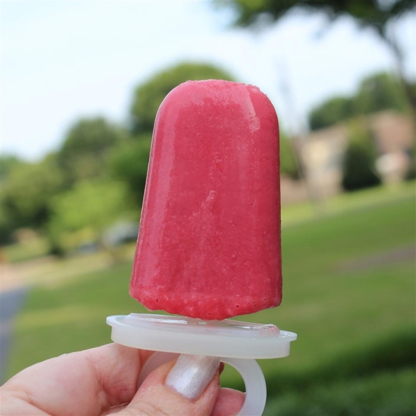 Frozen Strawberry Smoothie Bars