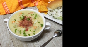 Creamy Slow Cooker Potato Cheese Soup