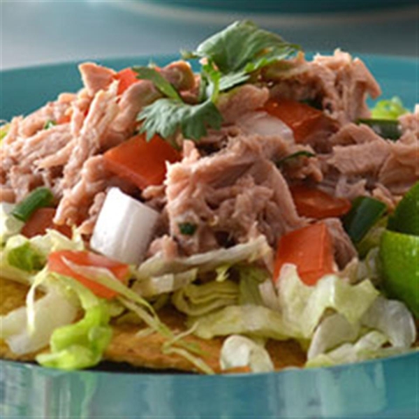 Clamato® Tuna Tostadas