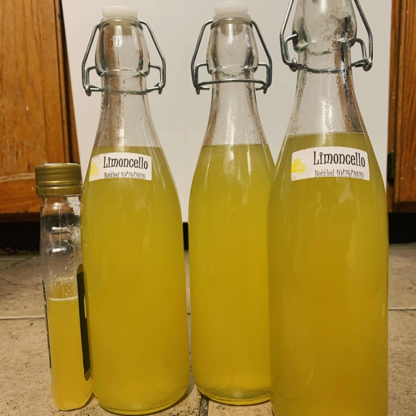 Homemade Limoncello