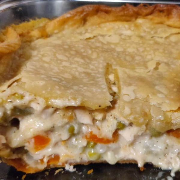 Dad's Leftover Turkey Pot Pie