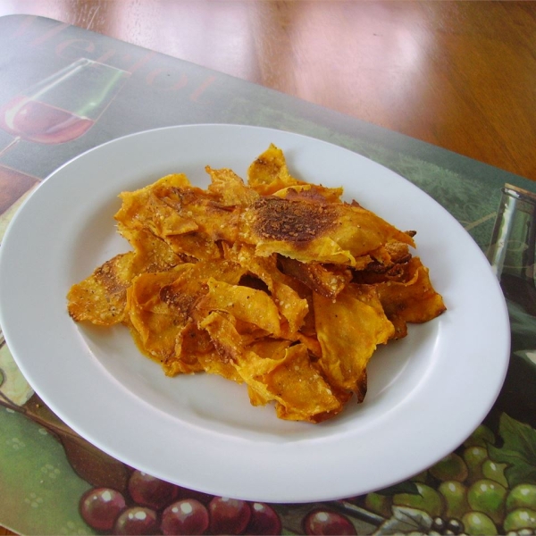 Smokey Parmesan Sweet Potato Chips