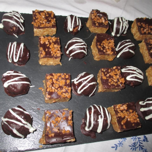 Easy Chocolate Chip Cookie Dough Truffles