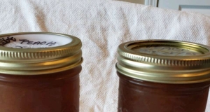 Fresh Spiced Peach Jam