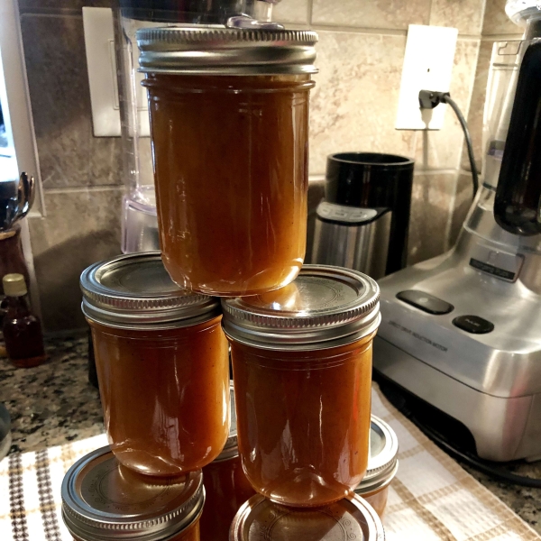 Fresh Spiced Peach Jam