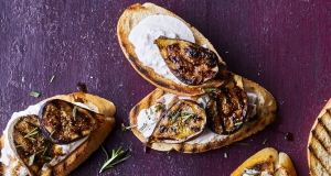 Burrata Bruschetta with Figs