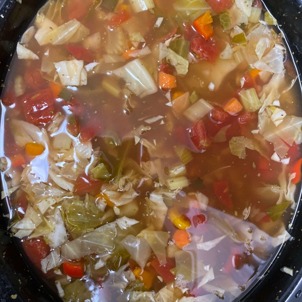 Instant Pot Vegan Cabbage Detox Soup