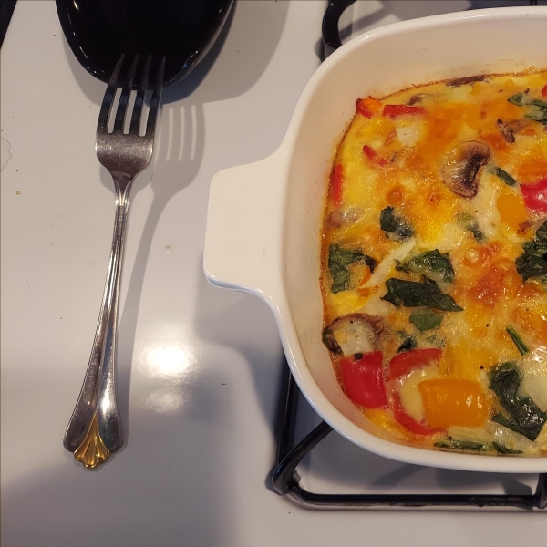 Crustless Spinach Quiche