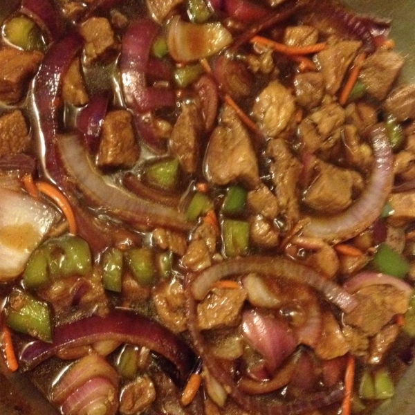 Honey-Soy Pork and Vegetables