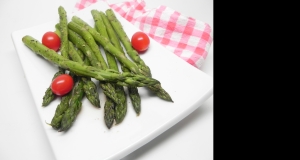 Baked Asparagus with Red Wine Vinegar