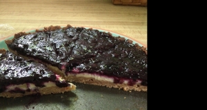 Blueberry and Vanilla Custard Tart