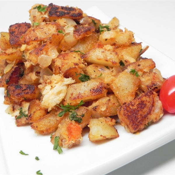 Crab Hash With Old Bay & Basil