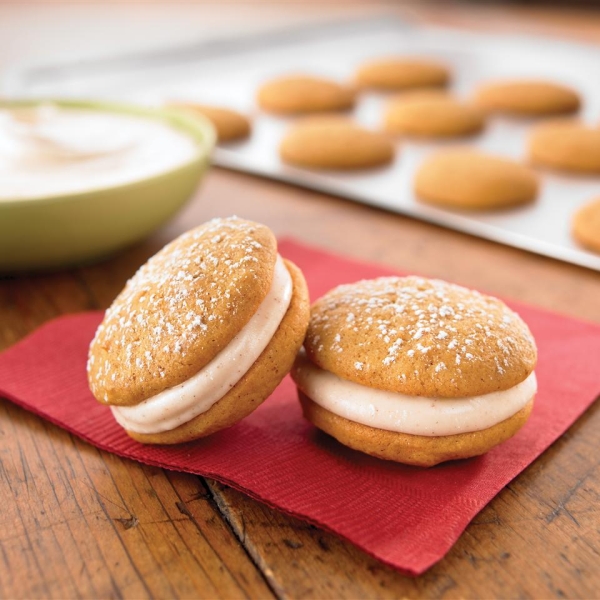 Pumpkin Sandwich Cookies