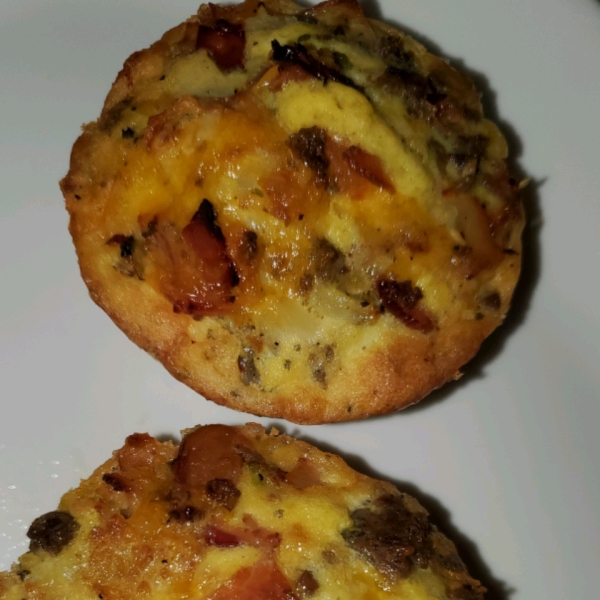 Sausage and Scallion Egg Muffins