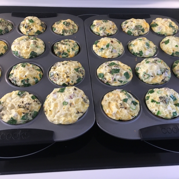 Sausage and Scallion Egg Muffins