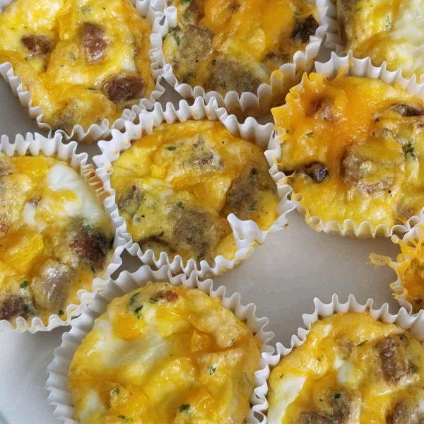 Sausage and Scallion Egg Muffins