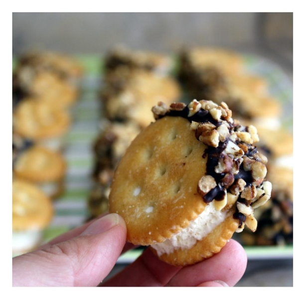 RITZ Hazelnut Gelato Sandwich