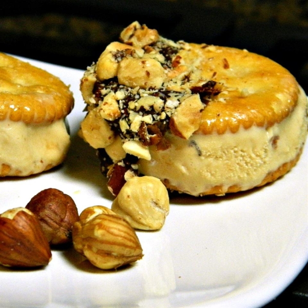 RITZ Hazelnut Gelato Sandwich