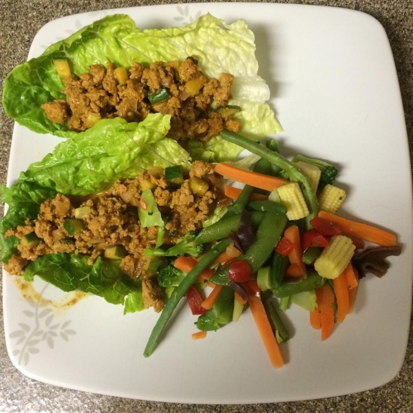 Asian Turkey Lettuce Wraps