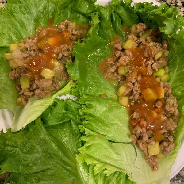 Asian Turkey Lettuce Wraps