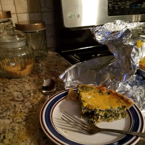 Quick Spinach Quiche