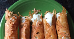 Mashed Potato Stuffed Cannoli