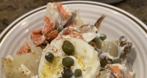 Russian Salmon and Potato Salad