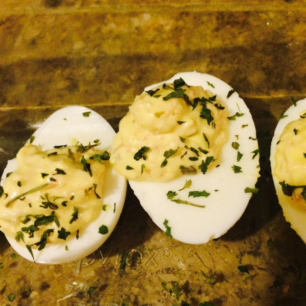 Shrimp Deviled Eggs