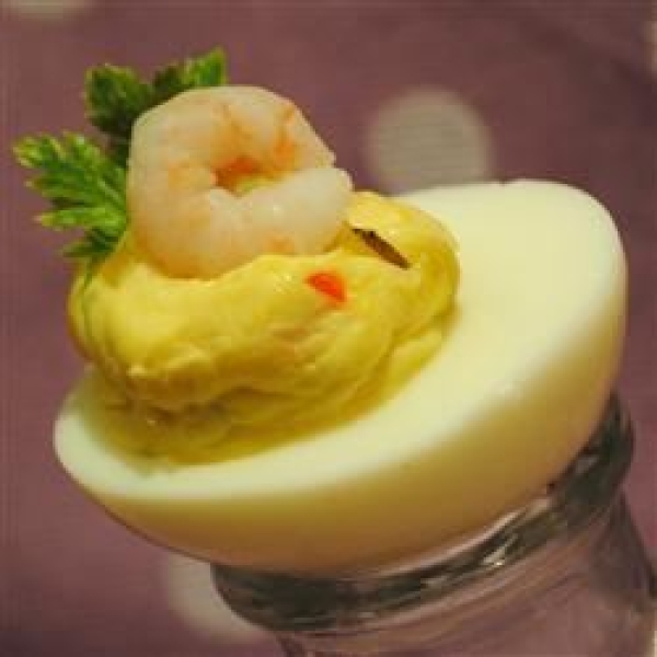 Shrimp Deviled Eggs