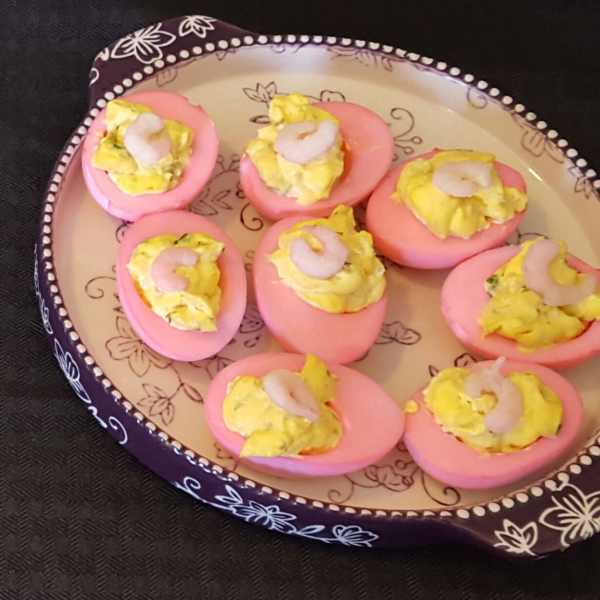 Shrimp Deviled Eggs